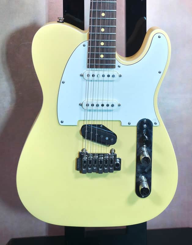 Reverend Pete Anderson Signature Eastsider T with Rosewood Fretboard 2010s - Satin Powder Yellow
