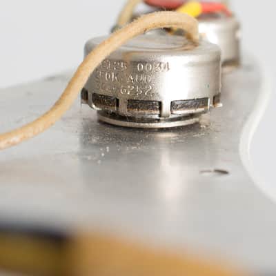 Fender  Duo-Sonic Solid Body Electric Guitar (1963), ser. #83001, original brown hard shell case. image 17