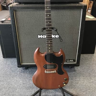Gibson Vintage SG Junior JR 1965 Mahogany Brown OHSC P-90 Great Player Condition image 1