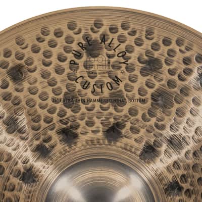 Meinl PAC15ETHH Pure Alloy Custom HiHat 15" Extra Thin Hammered - HiHat Bild 9