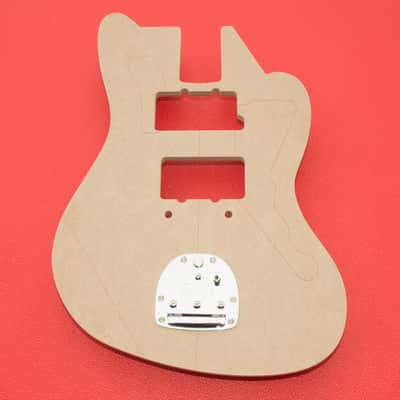 Jazzmaster Body Router Template CNC Luthier Tools 1/2" MDF 0.5" Fender imagen 4