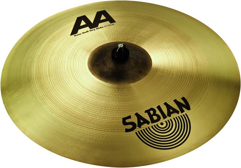 Sabian AA 21 Inch Raw Bell Dry Ride Cymbal l B20 Bronze Alloy l 80% Copper - 20% Tin l Made in Canada l Model 22172 image 1