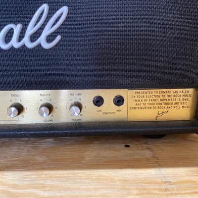 1985 Marshall JCM 800 Van Halen Arredondo History image 3