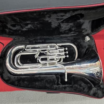 Besson Prodigy series BE165 4 Valve Euphonium - Silver image 3