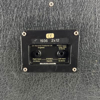 Marshall JCM 900 Lead 1936 Electric Guitar Cabinet 2x12 1996 - Black image 12