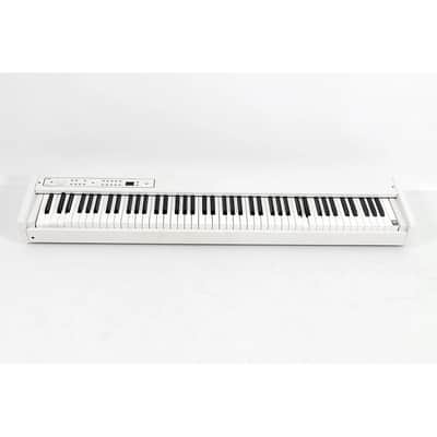 Korg D1 Slimline 88-Note Weighted Digital Stage Piano - White