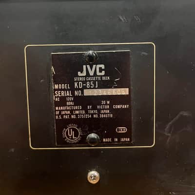 JVC KD-85 Stereo Cassette Deck Tape Player Recorder Tested image 10