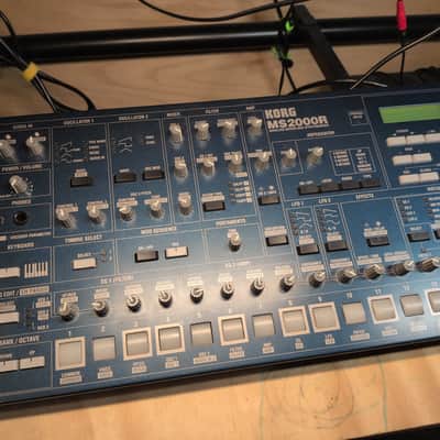 Korg MS2000R 4-voice Polyphonic Analog Modeling / Vocoder Synthesizer 2000s - Blue