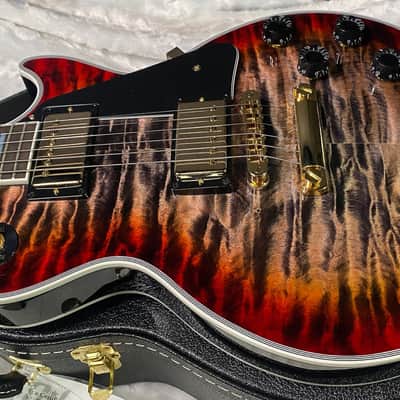 NEW! Gibson Dealer Select Custom Shop Les Paul Custom Monster Quilt - Pearl Black Burst - Authorized Dealer - WOW! 10lbs - G07377 image 9