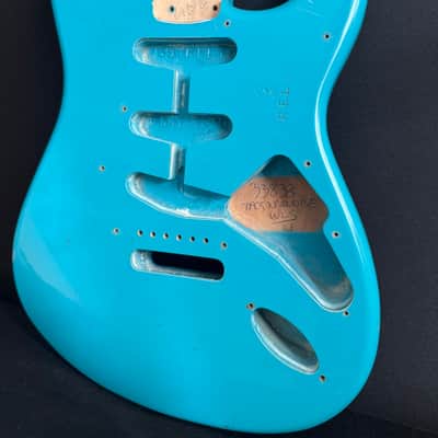 🔥 Fender Custom Shop 1969 Stratocaster Journeyman Relic Body – Rare Taos Turquoise – COA & Neck Plate – 3 lbs 🔥 image 11