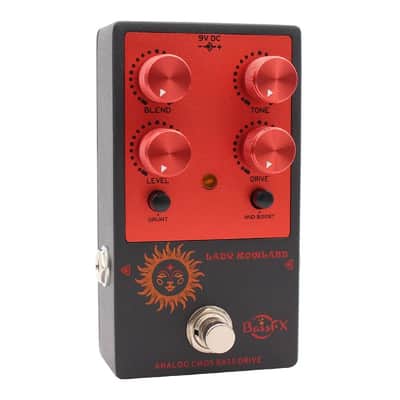 Fanmuzk Lady Rowland Bass Overdrive Pedal Drive Active/Passive Bass True Bypass image 4
