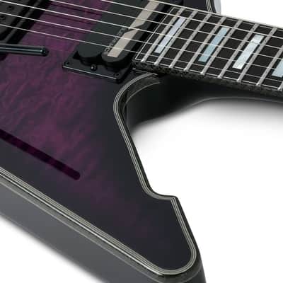 Schecter E-1 FR S Sustainiac Trans Purple Burst image 7