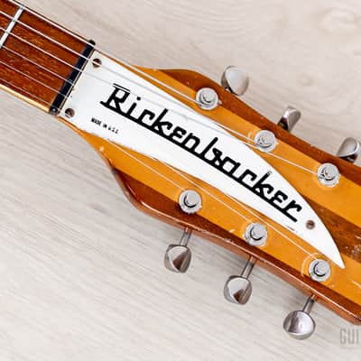 1960s Rickenbacker 375 Vintage Guitar Mapleglo w/ Toaster Tops, Accent Vibrato & Case image 4