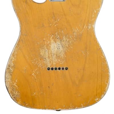 New Fender Custom Shop Andy Hicks Masterbuilt 1951 Nocaster Heavy Relic Nicotine Aged Butterscotch Blonde image 5