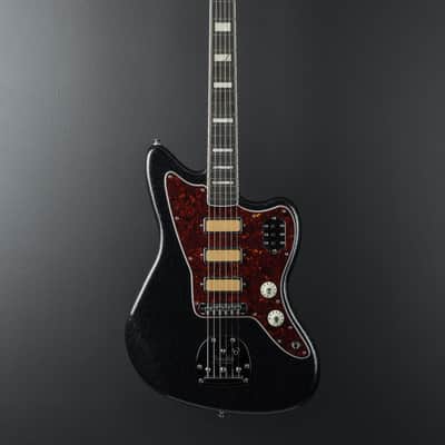 Fender Limited Edition Gold Foil Jazzmaster - Black Sparkle image 4