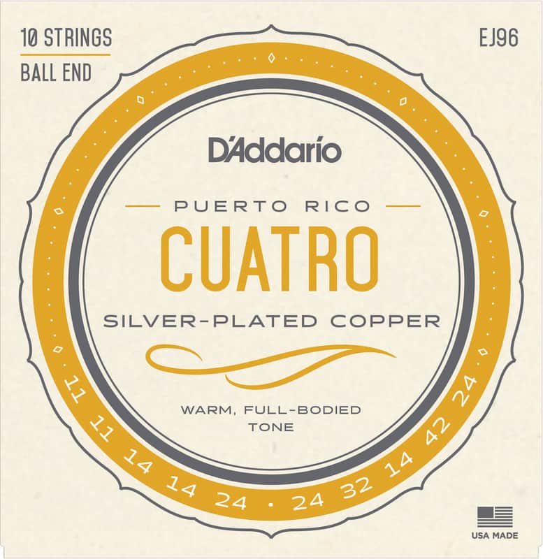 D'Addario D''Addario EJ96 Cuatro-Puerto Rico Strings image 1