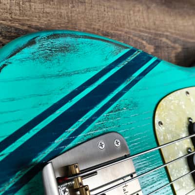 MyDream Partcaster Custom Built - Heavy Relic Green Competition Dreamsongs Halon image 4
