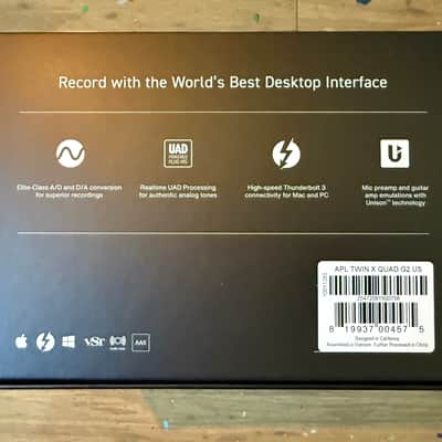 Universal Audio Apollo Twin X QUAD Gen 2 Essentials+ 10 x 6 Thunderbolt Audio Interface with UAD DSP (BRAND NEW) image 4
