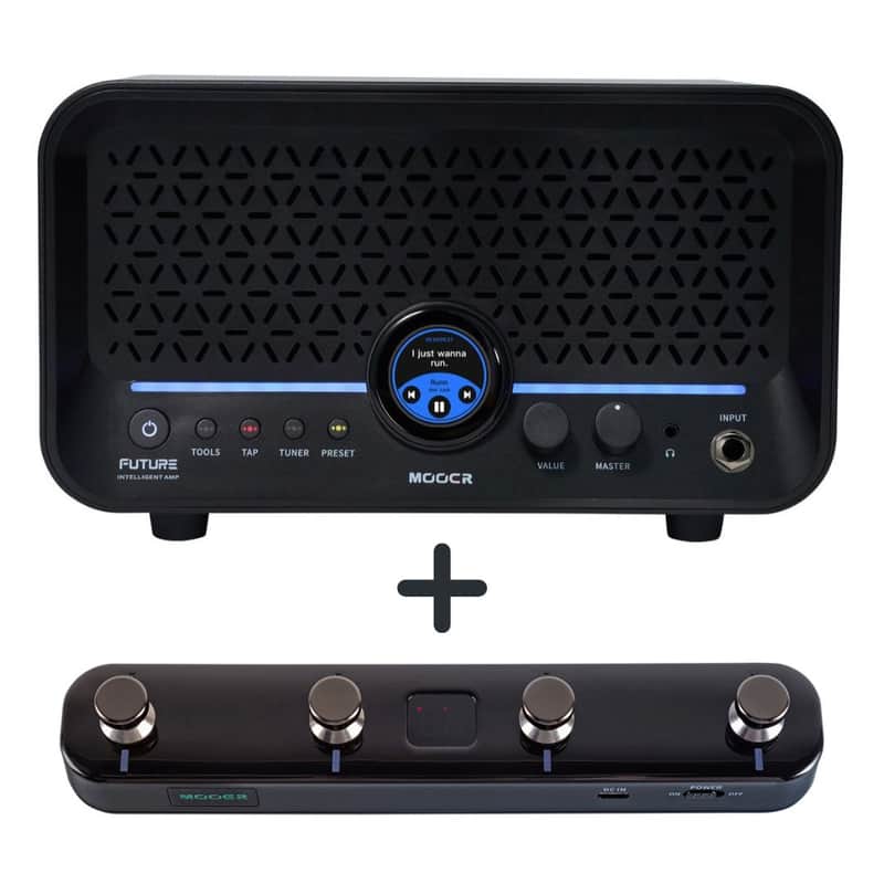 MOOER F15i Li Amp-Black / + Black F4 Wireless Footswitch & Strap Included *Ships Today* image 1