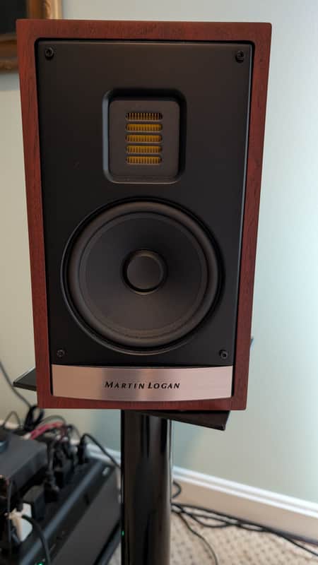 MartinLogan Motion 15i Bookshelf Speakers (Red Walnut, Pair) image 1