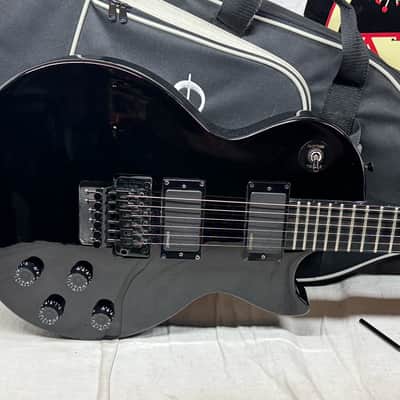 Epiphone Limited Edition Custom Shop Les Paul Nightfall with Gig Bag 2010 - Ebony / Black image 2