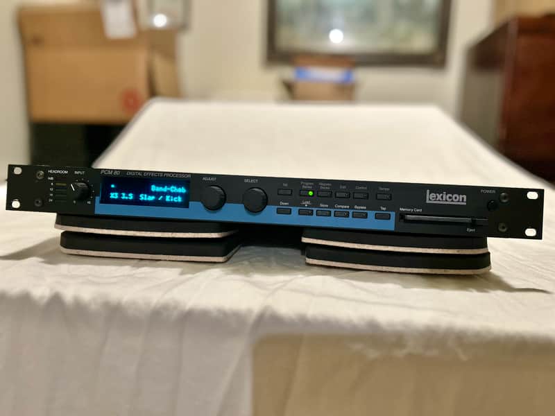 Lexicon PCM80 Digital Reverb / Effects Processor — Excellent Condition, Fully Functional + Dual FX V1.0 Algorithm Card Included