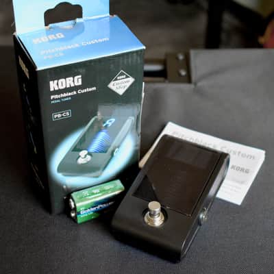 Korg PB-CS Pitchblack Custom Tuning Pedal with 3D Display 2010s - Black image 1