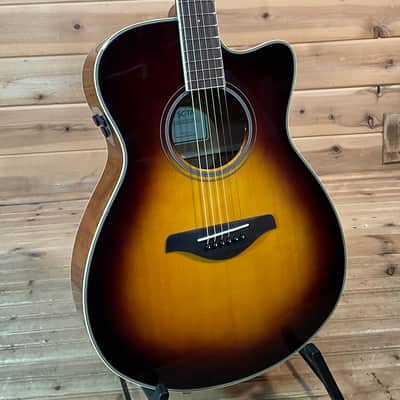 Yamaha FSC-TA TransAcoustic Guitar- Brown Sunburst image 1