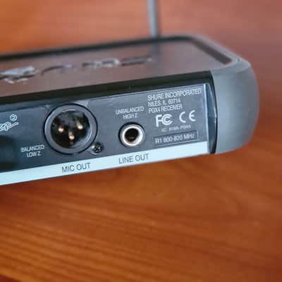 Shure 🎤 Shure PGX4 Wireless Microphone Receiver | UHF | R1 800–820 MHz | Sync image 7