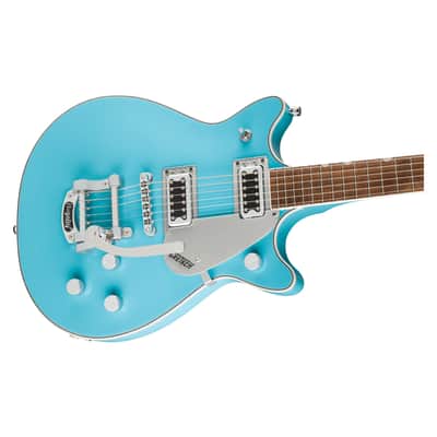 Gretsch G5232T Electromatic Double Jet FT Electric Guitar w/Bigsby, Laurel Fingerboard, Kailani Blue image 4