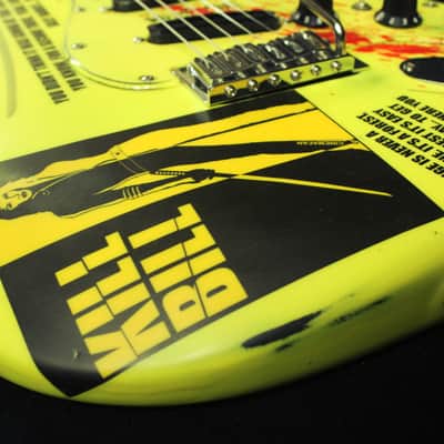 Custom Painted and Upgraded Fender Squier Strat CXS Series Custom  Aged and Worn With Graphics And Matching Headstock image 18