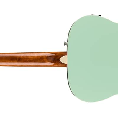 Fender - California Standard Monterey E - Acoustic-Electric Guitar - Spruce Top - Surf Green w/ Ivory Pickguard image 5