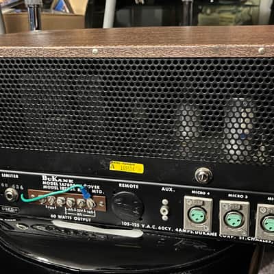 Dukane 1A780A 1B780A Tube Guitar/Harp Amp, 8417 60 watts image 4