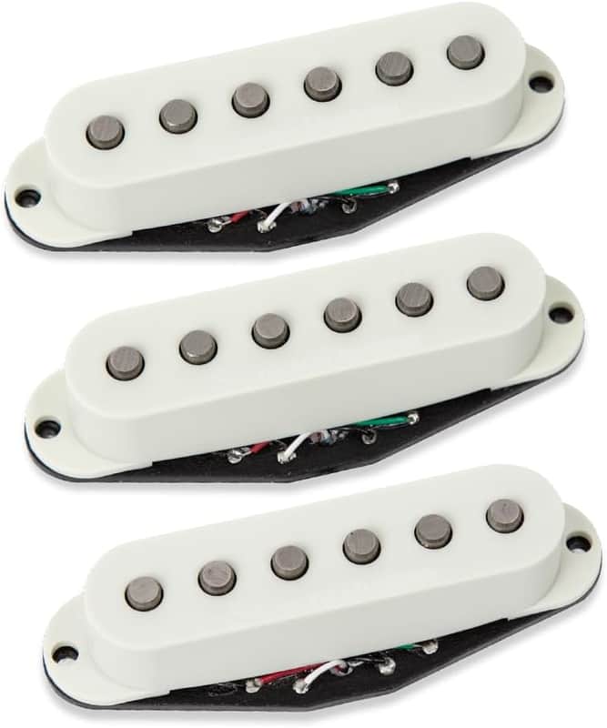 Seymour Duncan Hot Chicken Strat/Stratocaster Complete Pickup Set, OFF-WHITE image 1