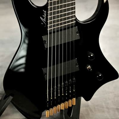 Artist AG78V3 Multi-Scale Headless 8-String 2025 - Piano Black image 1
