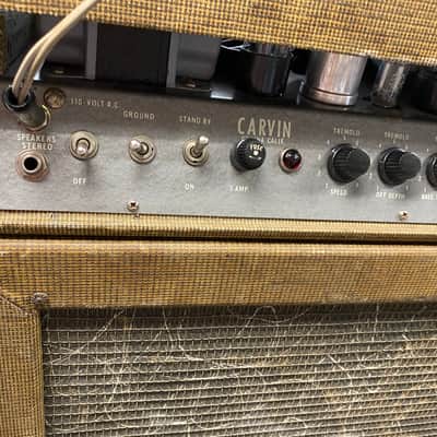 1960's Carvin Model 12 - 25 Watt Tube Amp With 12"/8" Cab image 15