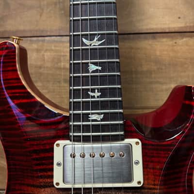2022 PRS DGT 10-Top Charcoal Cherry Burst w/case image 9