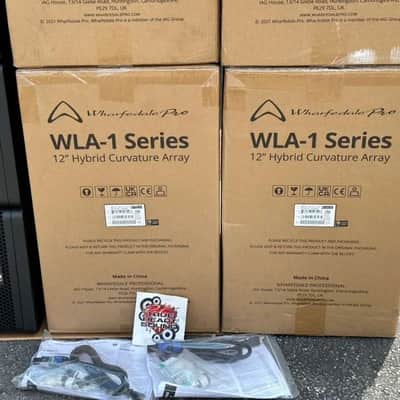 (4) Wharfedale Pro WLA-112-BL Active 12" Line Array #6192 (THS) image 5