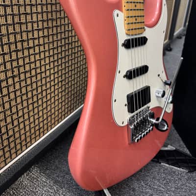 Schecter Super Strat HSS 1986 - Pink image 8