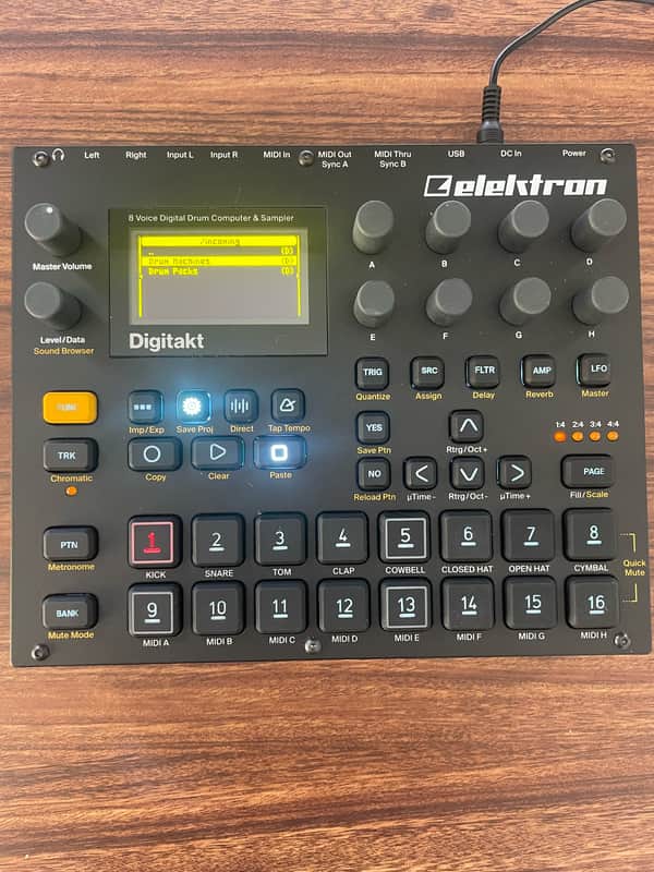 Elektron Digitakt 2017 - 2024 Black