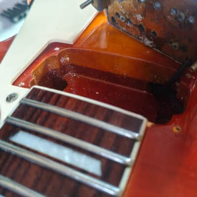 Custom Master Build By Mr. Ichiroh Shimano Japan MIJ Gpoint Les Paul Flamed Chery Sunburst guitar, Burst 59 replica, #197 out of 350 image 12