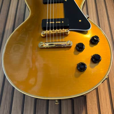 Gibson M2M Les Paul Custom 1954 Reissue, Murphy Lab Light Aged 2024 - Antique Gold, Light Aged image 2