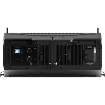 4x JBL SRX910LA Dual 10" Powered Line Array Speakers With DSP 880W + 4x JBL SRX900 RC1 - Rain Cover image 4