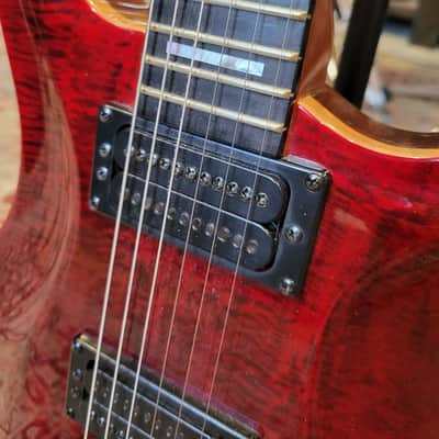 Carvin CT6 Electric Guitar - Deep Red W/ HSC (C016-44) image 6