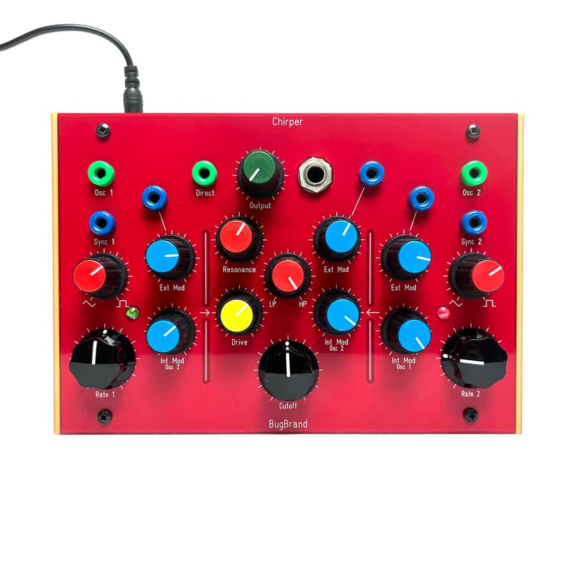 BugBrand Chirper w/Universal power supply Extremely Rare Intense Analog Modular Synthesiser Noise Standalone Mint Worldwide Shipment image 1