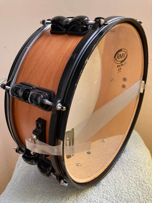 Vintage RMV Percussion Road Series 14" 14x5.5 Maple wood Snare drum crispy Jazz to Rock image 1