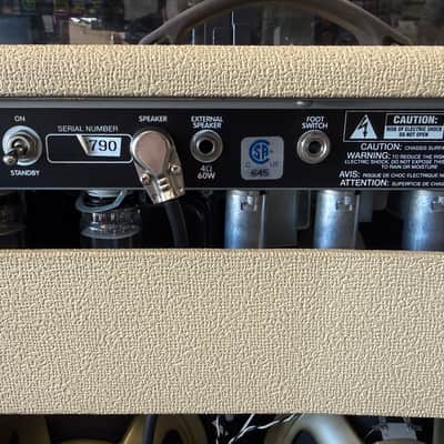 Fender Vibro-King 60-Watt 3x10" Guitar Combo Amp- USA-2001 - Blonde w/Supro BD10 speakers image 13