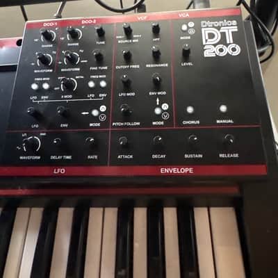 Roland JX-3P 61-Key Programmable Preset Polyphonic Synthesizer with DT-200 Programmer 1983 - 1985 - Black image 3