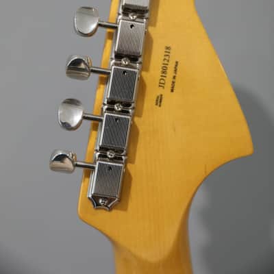 Fender MIJ Traditional '60s Jaguar Left Handed, Daphne Blue upgraded W/ Mastery Bridge image 5