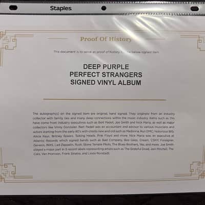 Deep Purple Perfect Strangers 1980's image 4